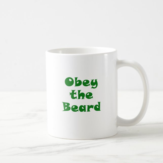 Befolgen Sie den Bart Kaffeetasse (Rechts)