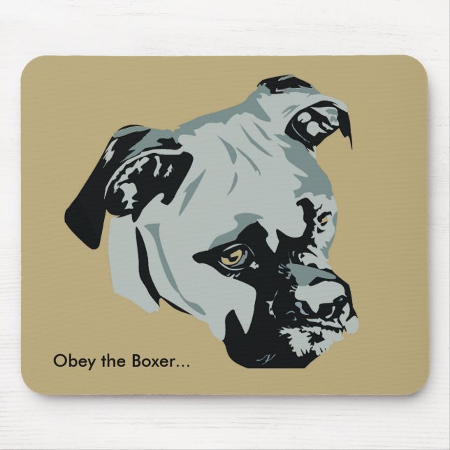 Befolgen Sie den Boxer Mousepad (Vorne)