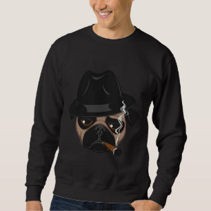 Befolgen Sie den Mops Mops Hund Mafia Classic T -  Sweatshirt