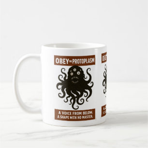 Befolgen Sie den Protoplasmen Kaffeetasse