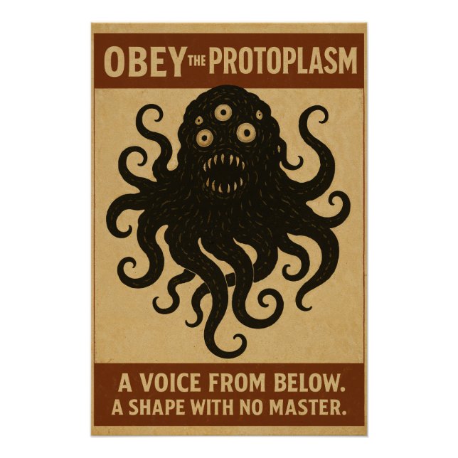 Befolgen Sie den Protoplasmen Poster (Vorderseite)