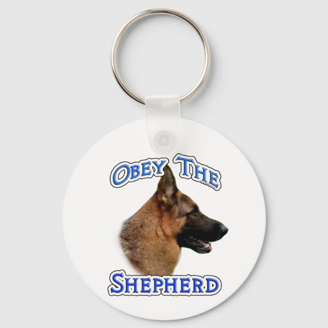 Befolgen Sie den Shepherd-Schlüsselanhänger Schlüsselanhänger (Vorderseite)