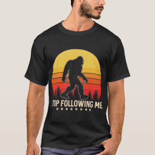 Befolgen Sie die Bigfoot-Silhouette T-Shirt
