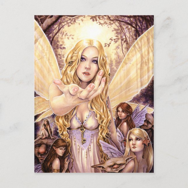 Befolgen Sie die Postkarte (Vorderseite)