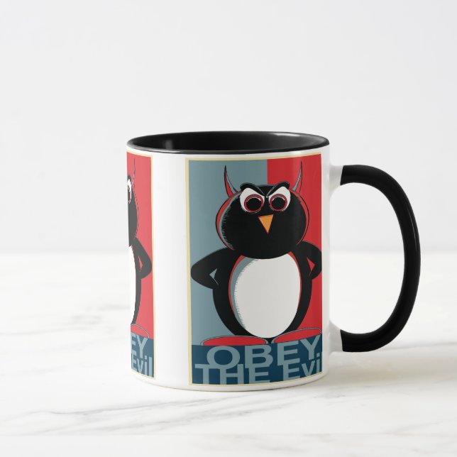 Befolgen Sie die schlechte Penguin-Tasse Tasse (Rechts)