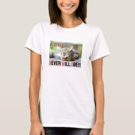 Befolgen Sie (helle) T - Shirt niemals