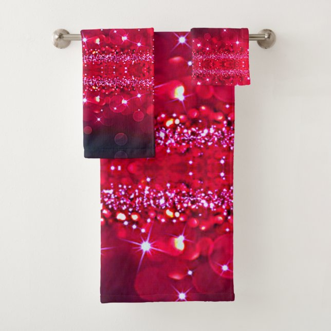 Befolgen Sie Ihre Träume Cherry Sparkle Handtuch S Badhandtuch Set (Insitu)