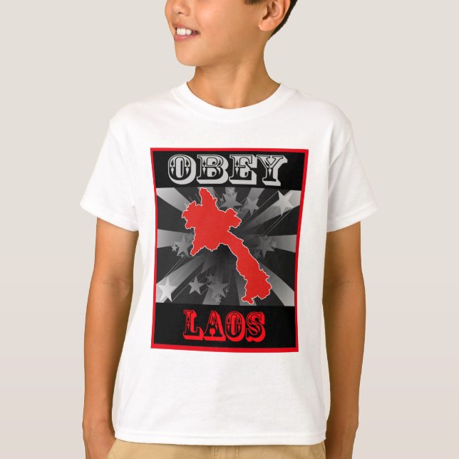 Befolgen Sie Laos T-Shirt (Vorderseite)