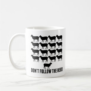 Befolgen Sie nicht die Herde der Schafe selbst Kin Kaffeetasse