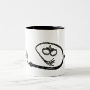 BEFOLGEN SIE THY GELIEBTE ZWEIFARBIGE TASSE