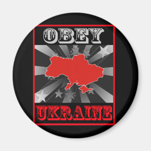 Befolgen Sie Ukraine Magnet