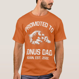 Befördert auf Bonus Vater wieder EST 2022 Weihnach T-Shirt