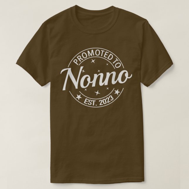 Befördert auf Nonno 2023 bald Oma-Schwangerschaft T-Shirt (Design vorne)