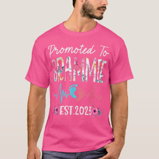 Befördert in Grammie 2023 Mütter Tag Weihnachtsfes T-Shirt