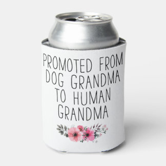 Befördert nach Oma Funny Floral Dosenkühler