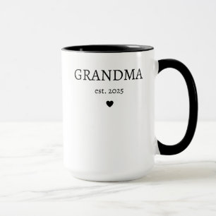 Befördert nach Oma und Opa Est 2025 Tasse