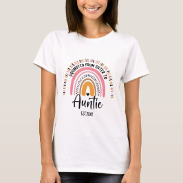 Befördert von Schwester zu Tante, Schwangerschafts T-Shirt