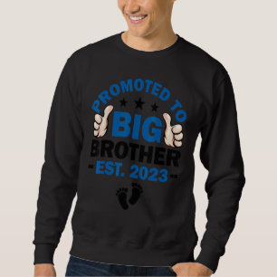 Befördert zu Big Bro werde ich ein großer Bruder s Sweatshirt