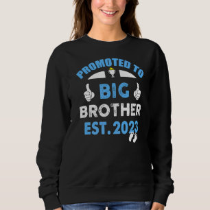 Befördert zu Big Bro werde ich ein großer Bruder s Sweatshirt