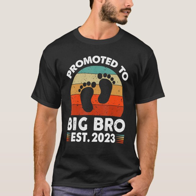 Befördert zu Big Bro werde ich ein großer Bruder s T-Shirt (Vorderseite)