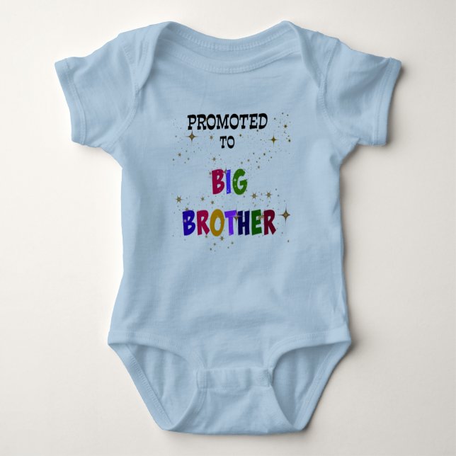 Befördert zu Big Brother Baby Strampler (Vorderseite)