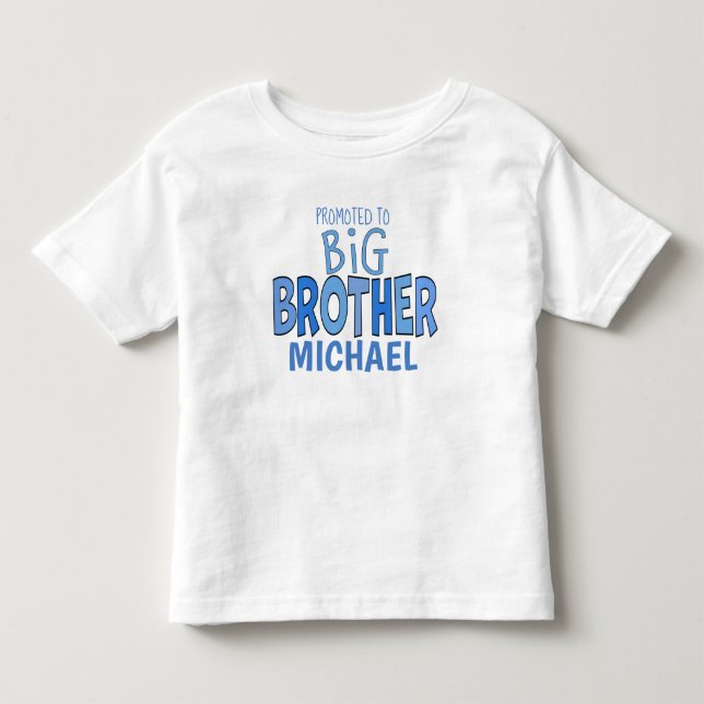 Befördert zu Big Brother Boy Niedlich Modern Kleinkind T-shirt (Vorderseite)