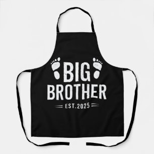 Befördert zu Big Brother Est. 2025 Baby Ankündigun Schürze