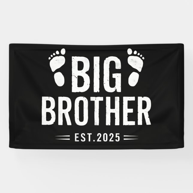 Befördert zu Big Brother Est. Babyankündigung 2025 Banner (Horizontal)