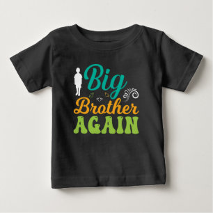 Befördert zu Big Brother Kleinkind - Jungen Dinosa Baby T-shirt
