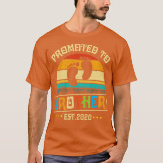 Befördert zu Bruder Est 2020 glücklicher Vater Elt T-Shirt