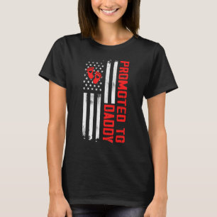 Befördert zu Daddy 2022 erster Vatertag T-Shirt