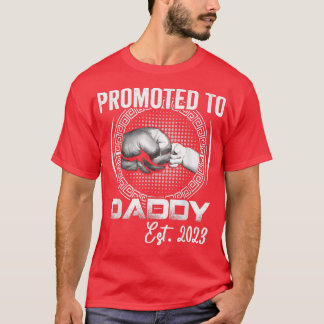 Befördert zu Daddy Est 2023 Funny Pregnancy Announ T-Shirt