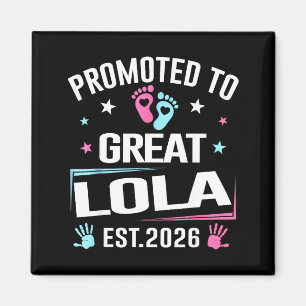 Befördert zu Great Lola Est 2026 Schwangerschaftsa Magnet