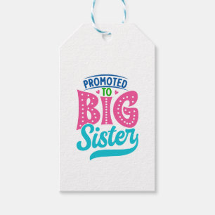 Befördert zu großen Schwester, neue Baby Big Siste Geschenkanhänger