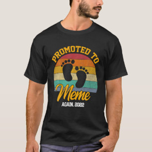 Befördert zu Meme Vintagen Muttertag lustig T-Shirt