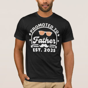 Befördert zu Pater Est. 2025 - New Dad T-Shirt