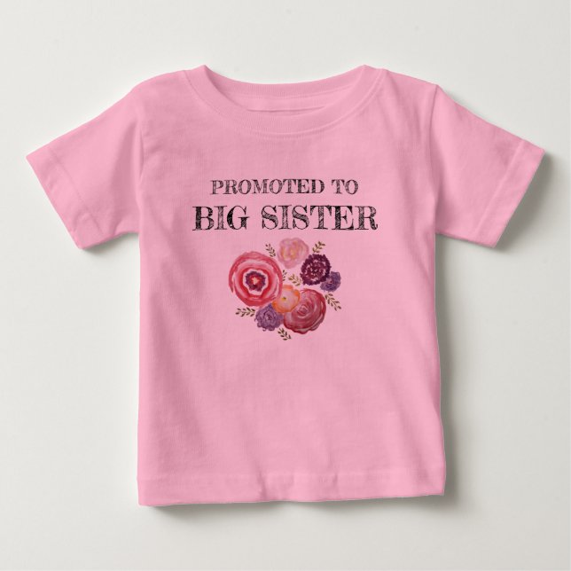 Befördert zum Big Sister T - Shirt (Vorderseite)