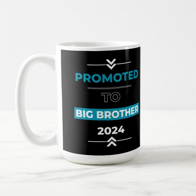 Befördert zum Großen Bruder 2024 Kaffeetasse (Links)