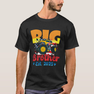 Befördert zum Großen Bruder 2025 Monster Truck Bab T-Shirt