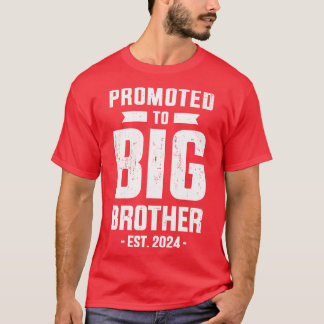 Befördert zum großen Bruder est 2024 für neue Baby T-Shirt