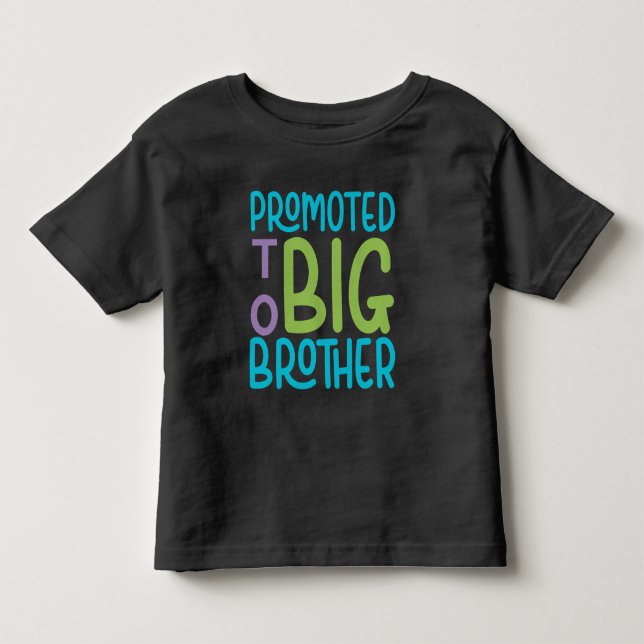 Befördert zum großen Bruder Kleinkind T-shirt (Vorderseite)