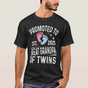 Befördert zum Großvater von Zwillingen nach 2025 B T-Shirt