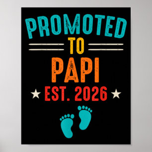Befördert zum Papa voraussichtlich 2026 Schwangers Poster
