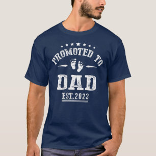 Befördert zum Vater 2023 für Erstmalige Väter neu T-Shirt