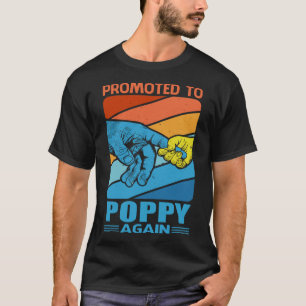 Befördert zum Vintagen Vatertag T-Shirt