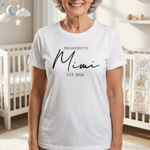 Befördert zur klassischen Mimi EST-Jahresdesign T-Shirt