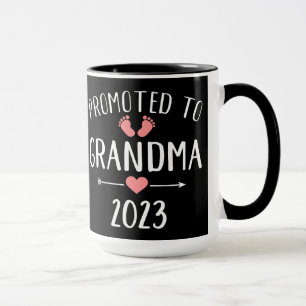 Befördert zur Oma-2023-Schwangerschaftsankündigung Tasse
