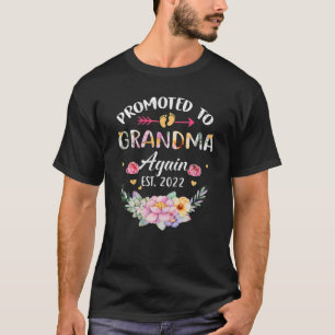 Befördert zur Oma wieder 2022 Blume Oma Anno T-Shirt
