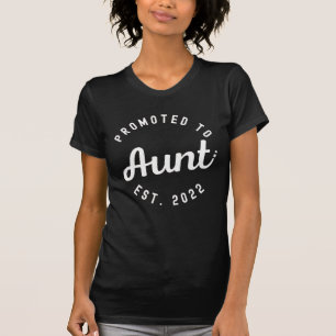 Befördert zur Tante Est. Neue Tante 2022 T-Shirt