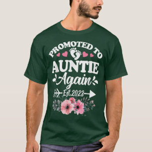 Befördert zur Tante wieder nach Est 2023 Schwanger T-Shirt